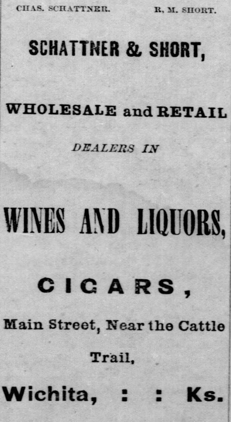 Wichita Vidette ad 1870